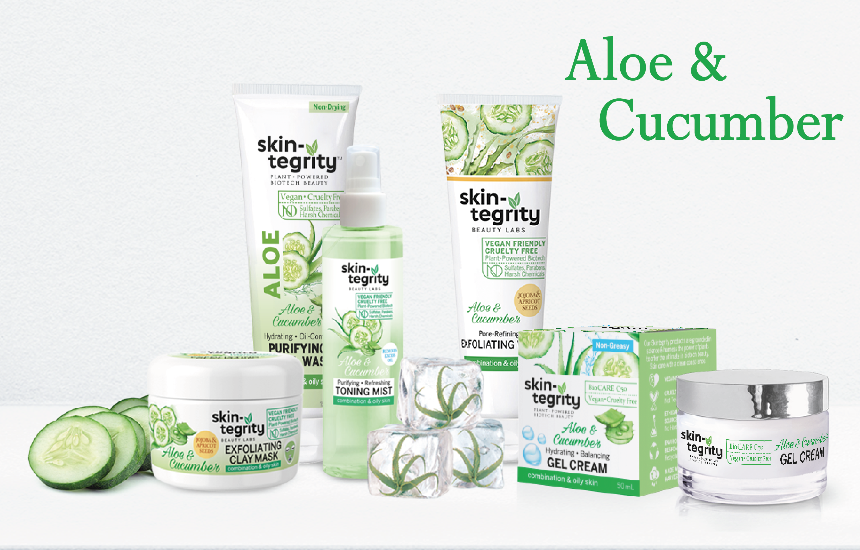 Aloe & Cucumber Face Care for Oily/Combination skin