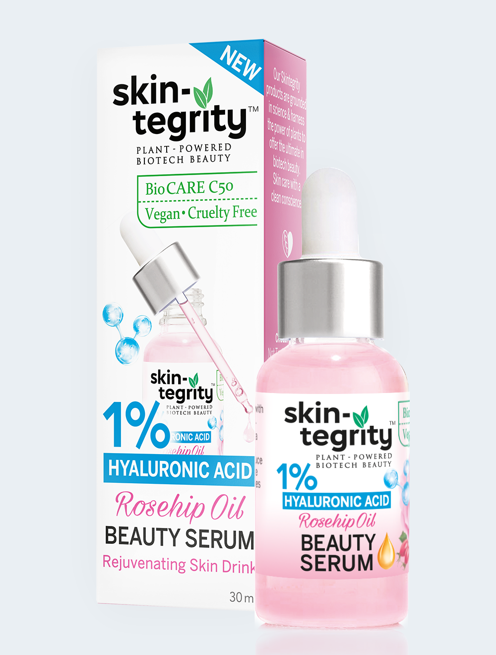 Rosehip Oil & Hyaluronic Acid Rejuvenating Beauty Serum