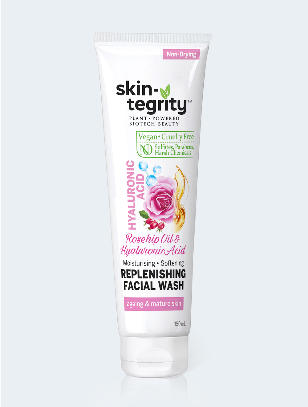 Rosehip Oil & Hyaluronic Acid Replenishing Face Wash